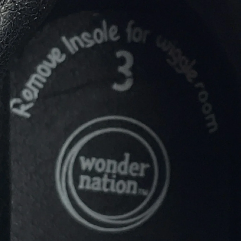 Wonder Nation Toddlers Brown Walker Shoes‎ Sz3 #0221